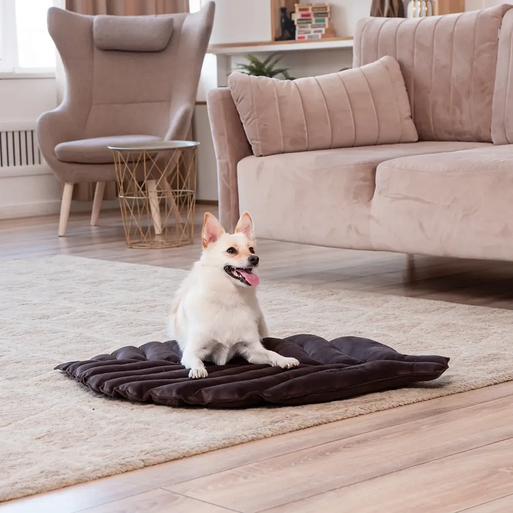 Mr.Kranch Лежанка Листочек, коричневая