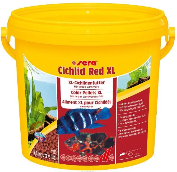 Sera Корм для услиления окраса цихлид "Cichlid Red" XL