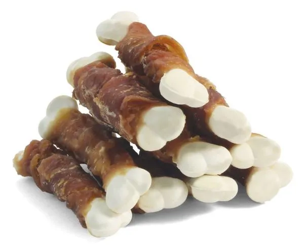 Triol Косточки кальцинированные с уткой для собак