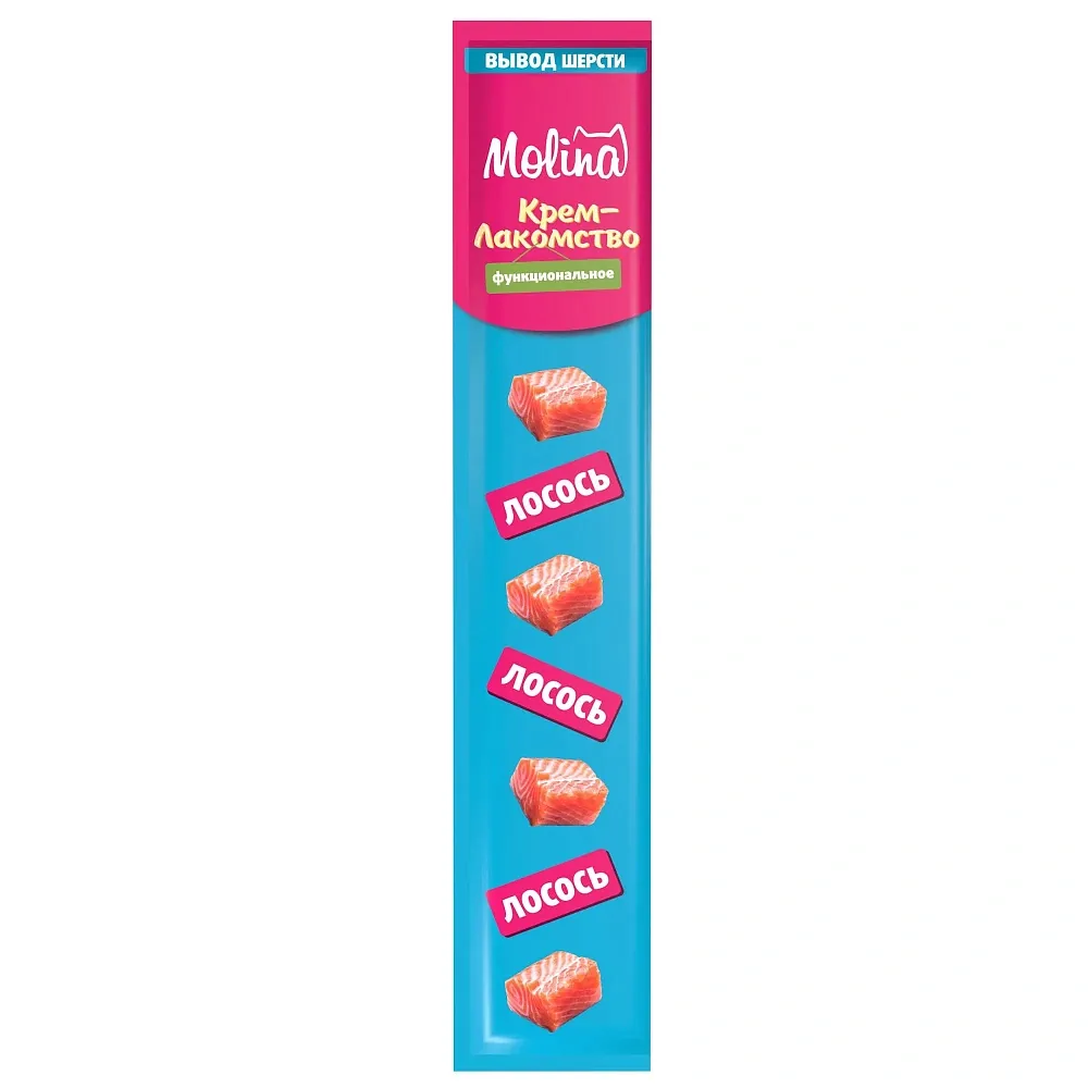 Molina Крем-лакомство с лососем