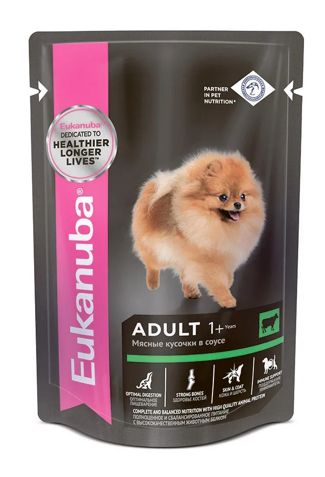 Eukanuba Adult All Breed (Говядина в соусе)