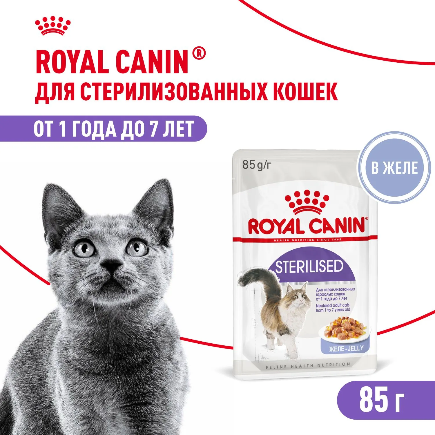 Royal Canin Sterilised (желе)