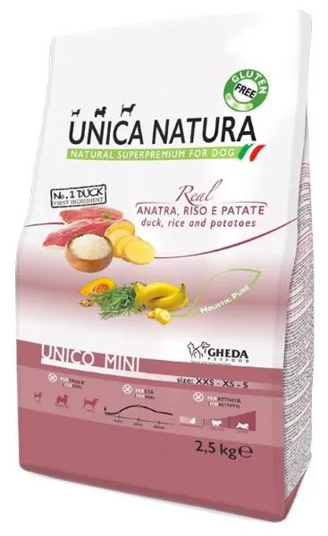 Unica Natura Unico Mini (Утка, рис и картофель) 800 г