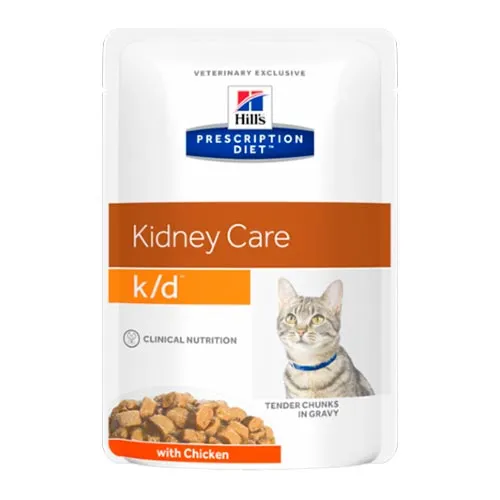 Hill's Prescription Diet k/d Kidney Care Влажный корм для кошек с курицей