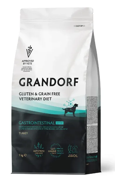 Grandorf Vet Dog Gastrointestinal Low Fat (Индейка)