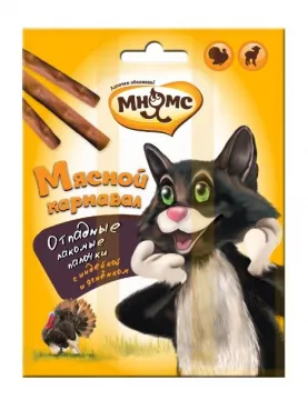Мнямс Мясной карнавал палочки (индейка, ягненок), 3 шт/уп