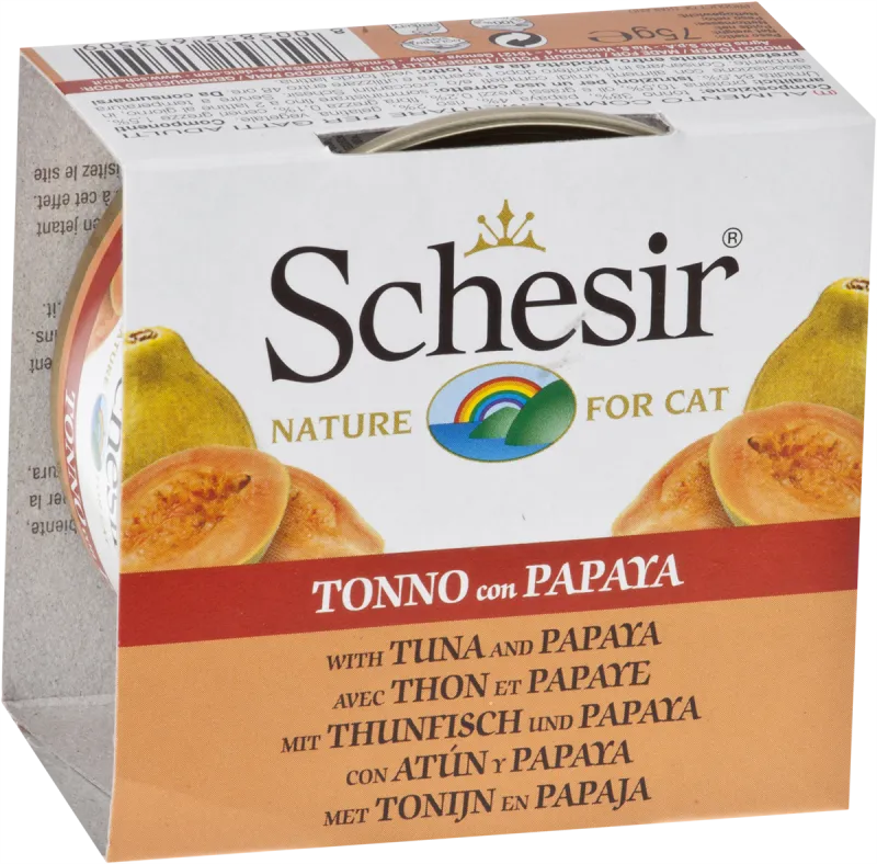 Schesir Tuna Papaya (Тунец, папайа) 75 г