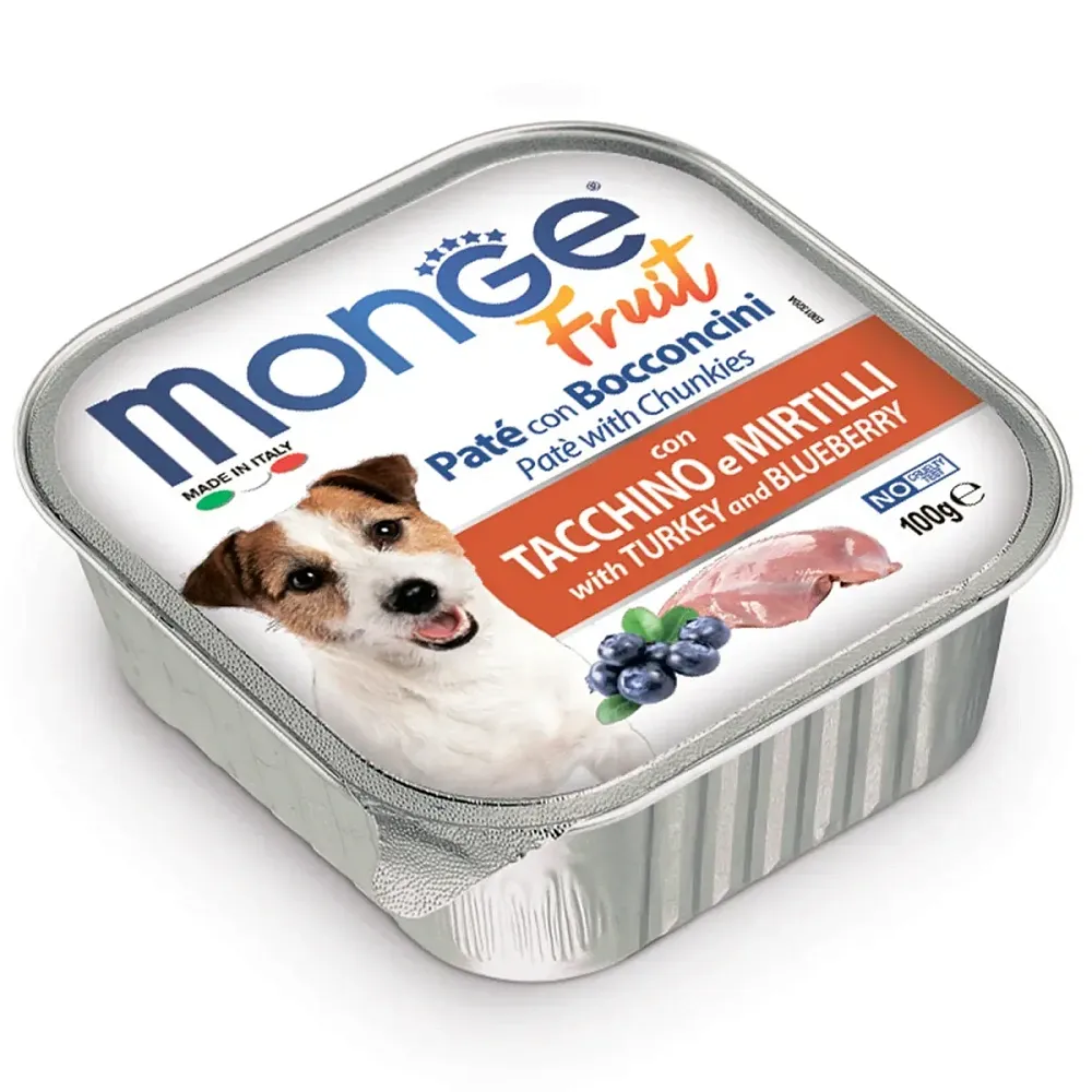 Monge Dog Fruit Pate (Индейка и черника)