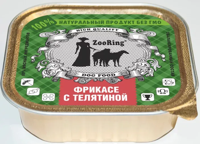 ZooRing Dog Паштет (Фрикасе с телятиной)