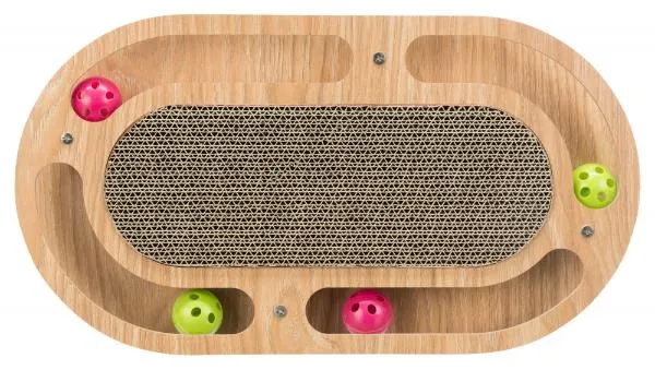 Когтеточка "Trixie" с игрушкой, дерево