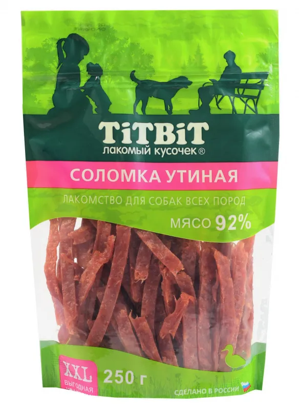 ТИТБИТ Соломка утиная XXL, 250 г