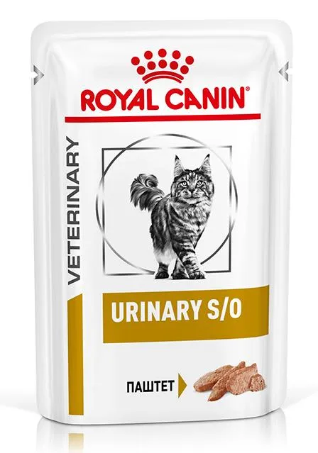 Royal Canin Urinary S/O Feline (паштет), 85 г х 12 шт (уп)