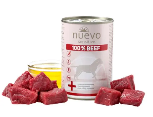 Nuevo Sensitive 100% Beef dog 400 г
