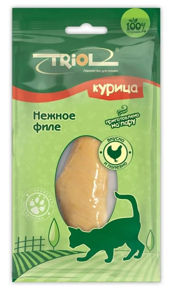 Triol Нежное филе курицы для кошек