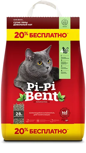 Наполнитель Pi-Pi-Bent Сенсация свежести Наполнитель Pi-Pi-Bent Сенсация свежести