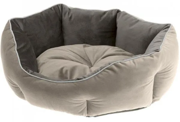Ferplast Лежанка QUEEN, бежевая/серая