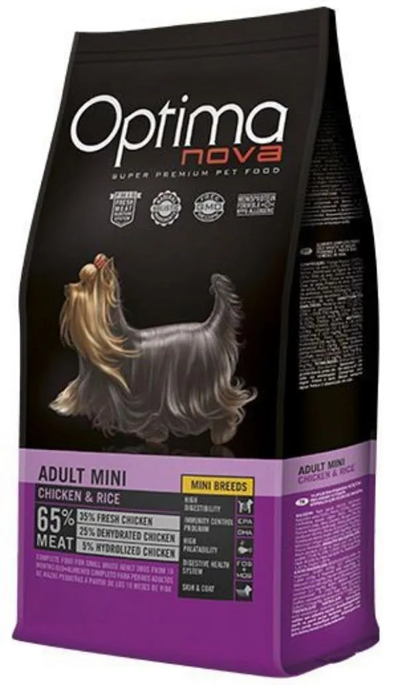 OptimaNova Adult Mini (Курица и рис) 2 кг
