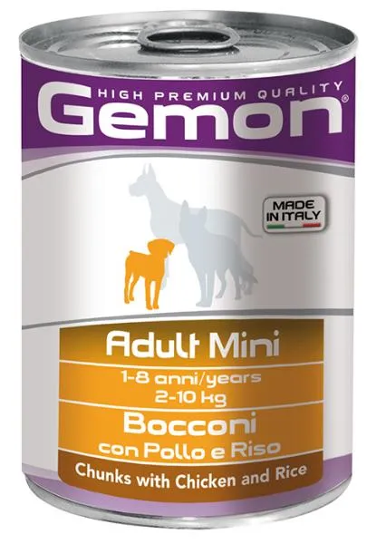 Gemon Консервы Dog Mini Adult Chicken/Rice