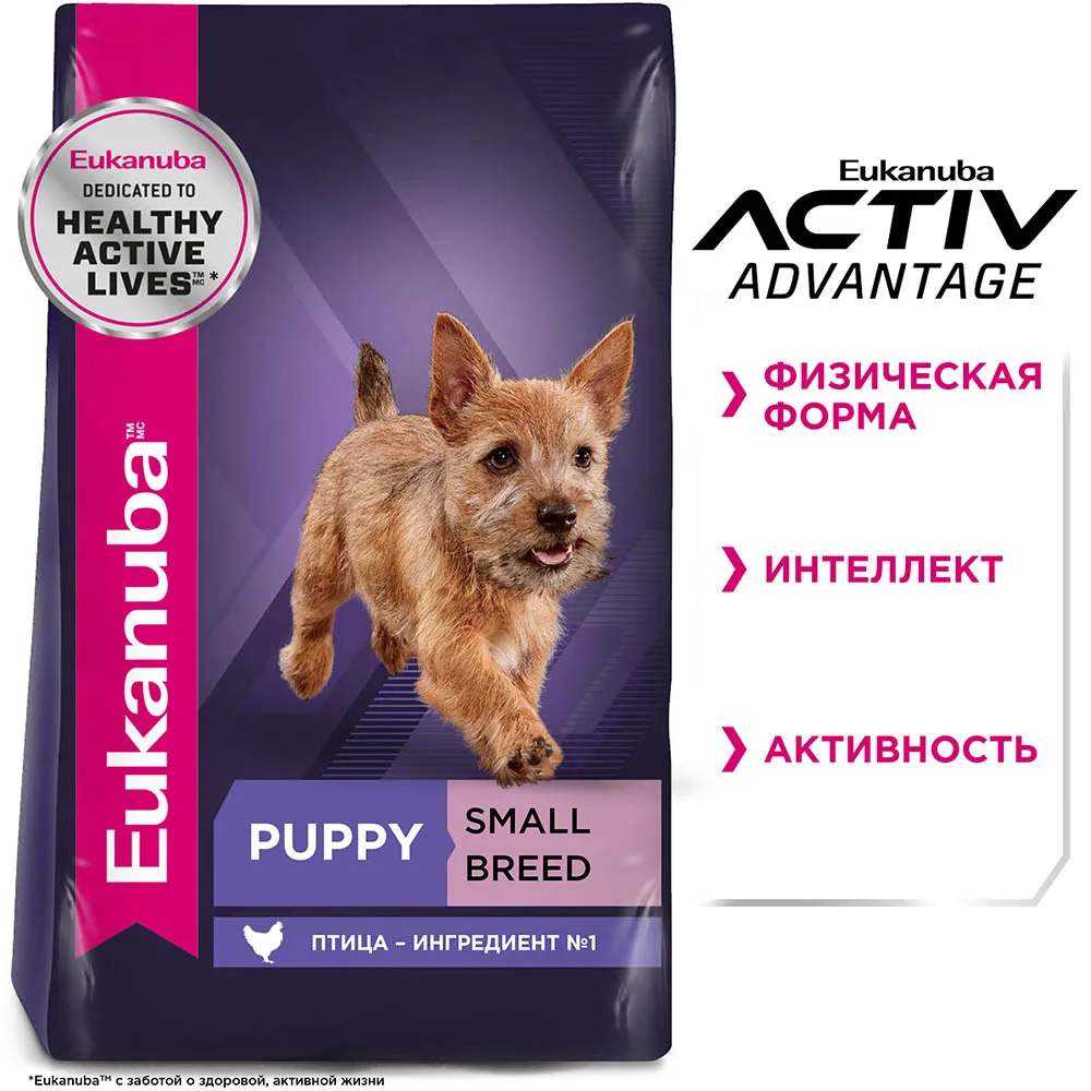 Eukanuba Puppy Small Breed (Птица)