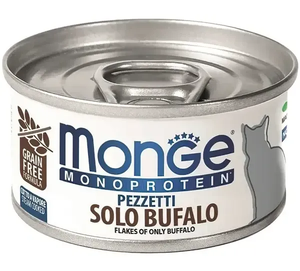 Monge Cat Monoprotein Мясные хлопья из мяса буйвола