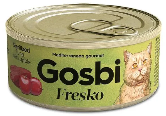 Gosbi Fresko Sterilized (Тунец с яблоком) 70 г