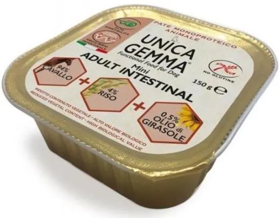 Unica Gemma Adult Mini Intestinal Паштет из конины, 150 г