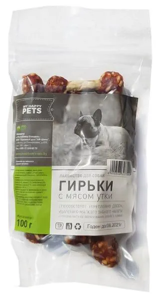 My Happy Pets Гирьки с мясом утки
