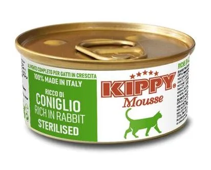 Kippy Mousse Sterilised Cat Мусс с кроликом, 85 г