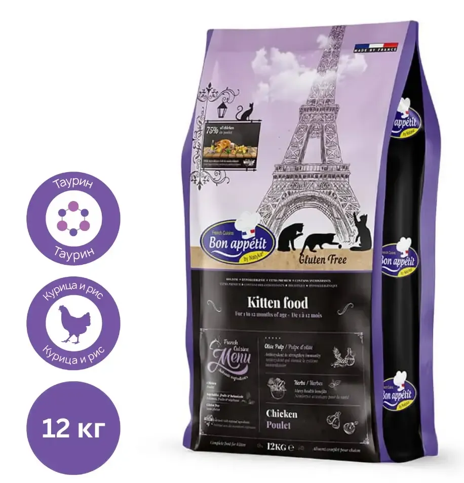 Bon Appetit Kitten (Курица, рис)