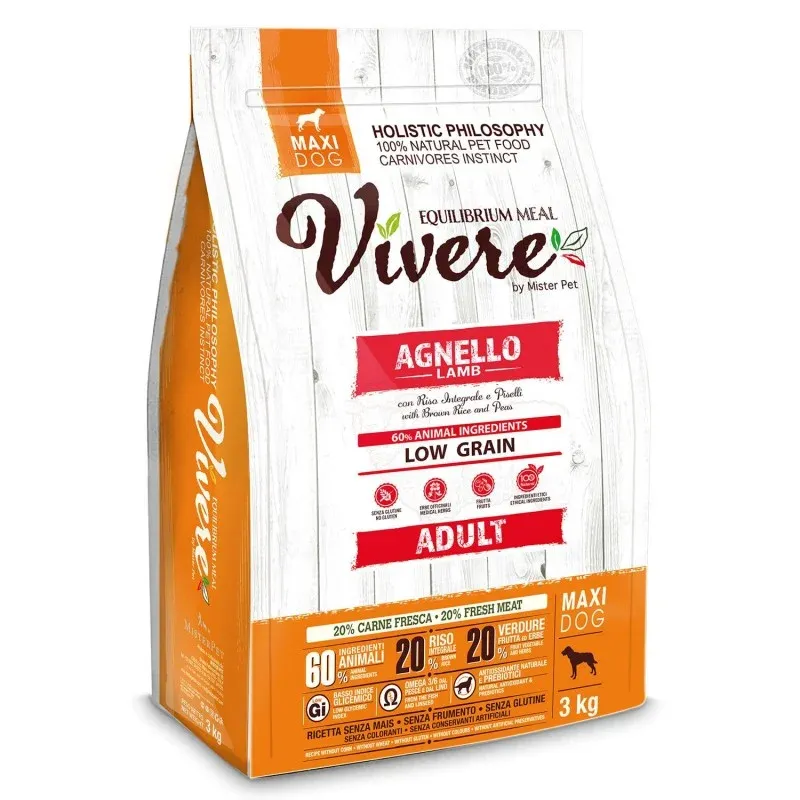 Vivere Dog Adult Maxi (Ягненок)