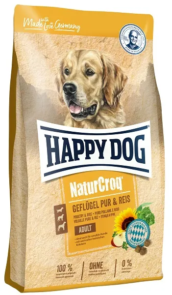 Happy Dog NaturCroq Geflügel (Птица и рис)