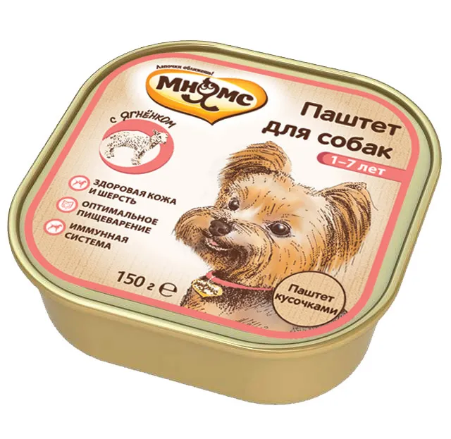 Мнямс Консервы для собак с ягненком, 150 г