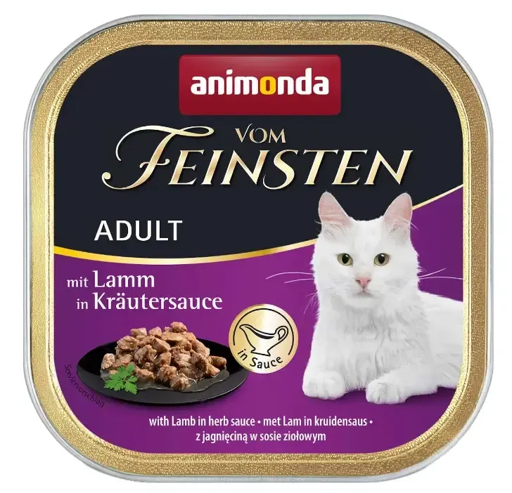 Vom Feinsten Adult Cat (Ягненок в соусе из трав), 100 г