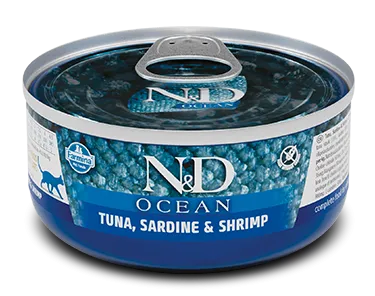 Консервы Farmina N&D Ocean Cat (Тунец, сардина, креветки)