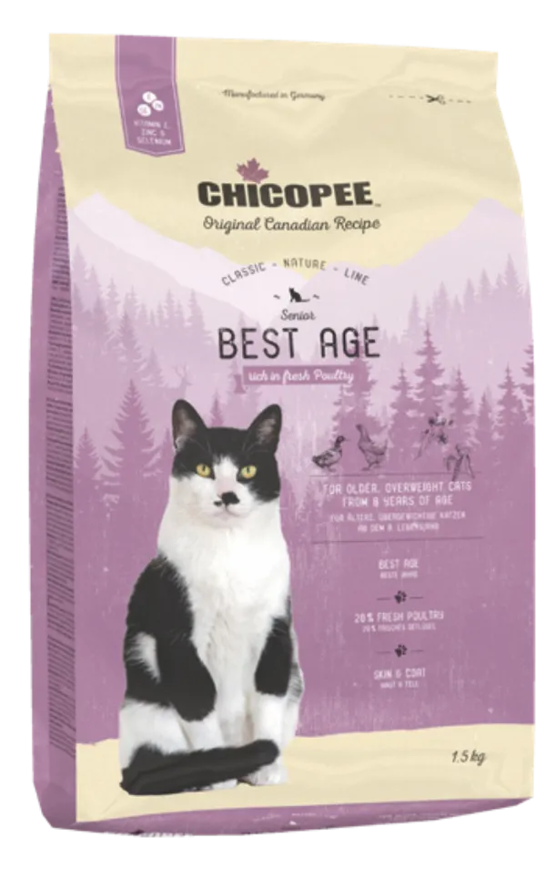 Корм Chicopee CNL Senior Best Age для кошек