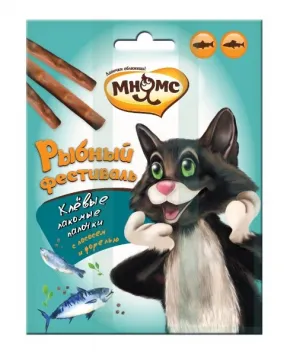 Мнямс Рыбный фестиваль палочки (лосось, форель), 3 шт/уп