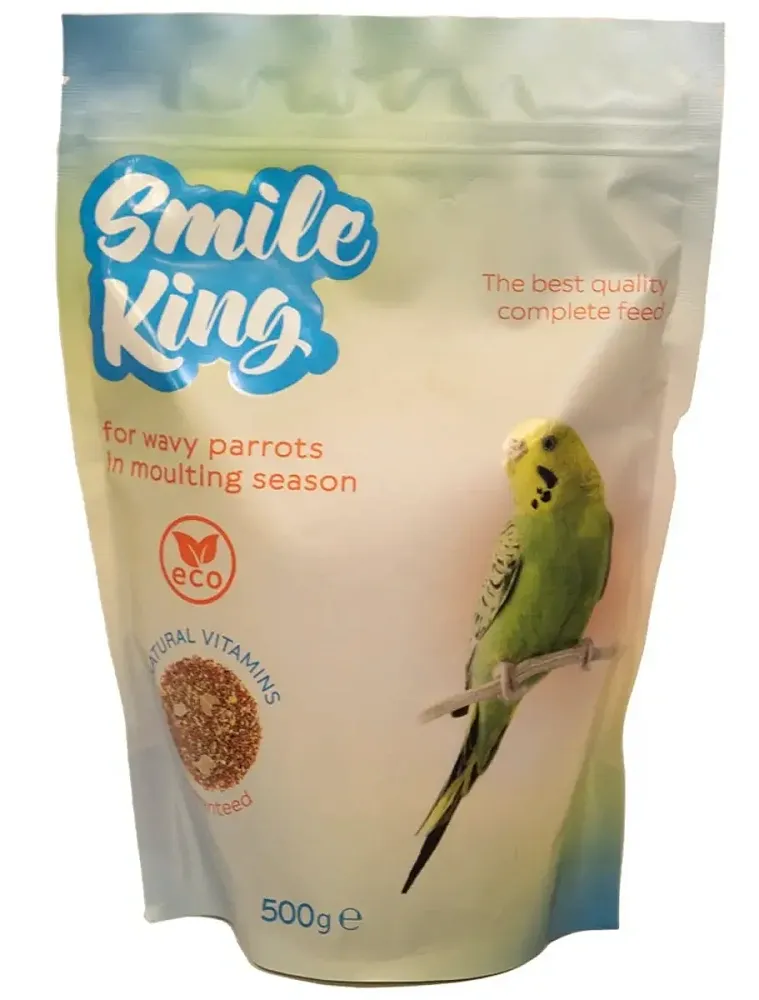 Smile King Корм для волнистого попугая в период линьки