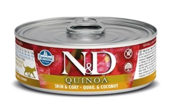 Консервы Farmina N&D Quinoa Cat (Перепел, кокос), 70 г