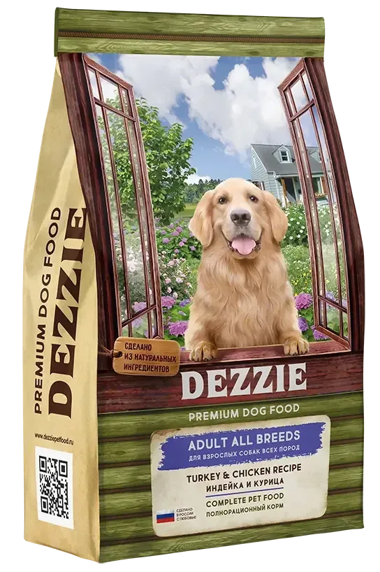 Dezzie Adult Dog (Индейка, курица)