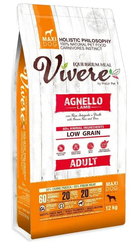 Vivere Dog Adult Maxi (Ягненок)