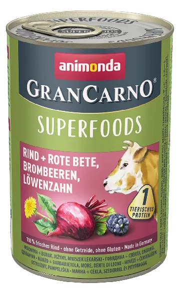 Gran Carno Superfoods (Говядина, свекла, ежевика, одуванчик)