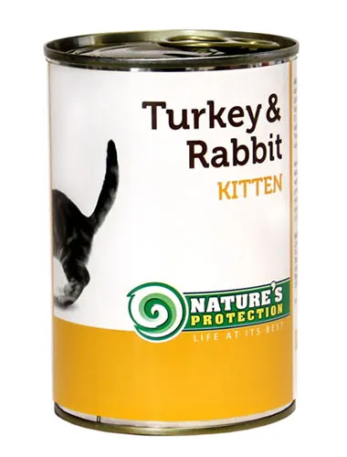 Nature's Protection Kitten Turkey & Rabbit