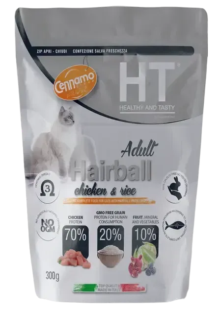 Cennamo HT Adult Cat Hairball (Курица, рис)