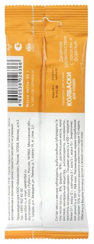 ТИТБИТ Колбаски для кошек Двойное удовольствие с лососем и форелью