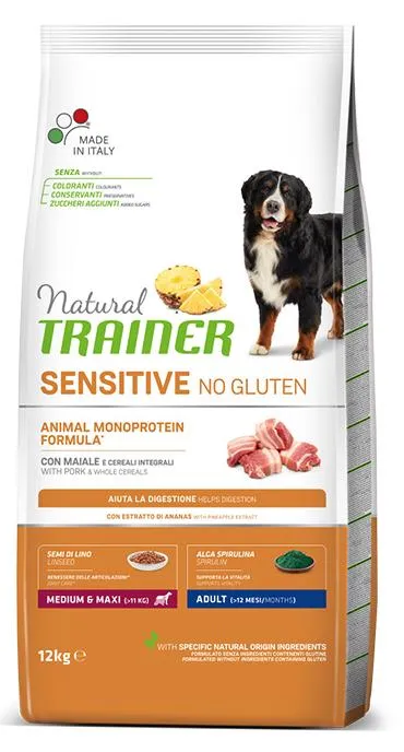 Trainer Natural Sensitive Medium&Maxi Adult (Свинина)