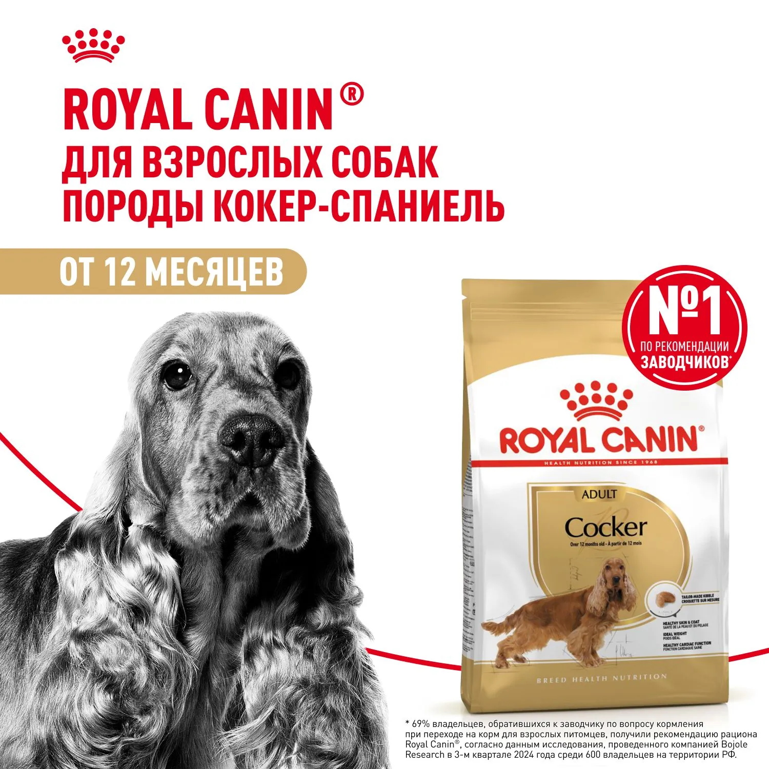 Корм Royal Canin Cocker Adult для собак
