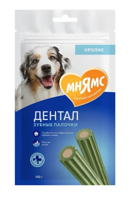 Мнямс DENTAL Зубные палочки с хлорофиллом
