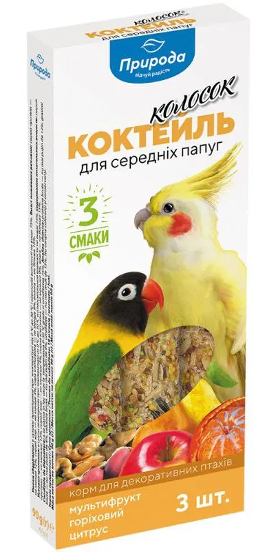 Природа Коктейль Колосок (мультифрукт, ореховый, цитрус)