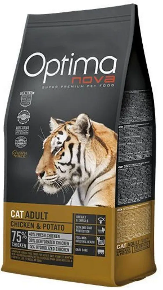Корм Optima Nova Cat Adult (Курица и картофель) для кошек