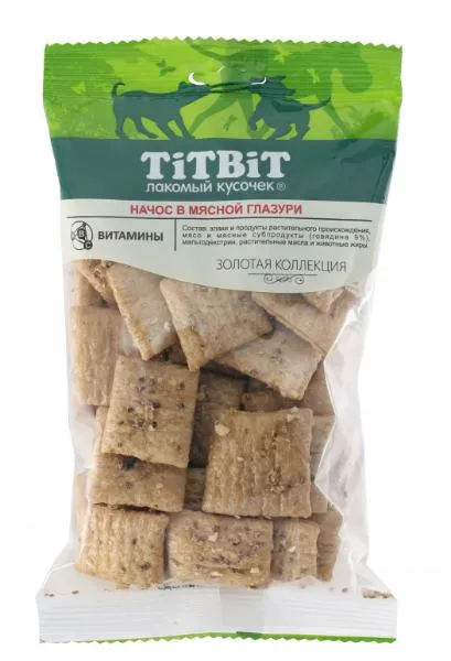 ТИТБИТ Начос в мясной глазури для собак